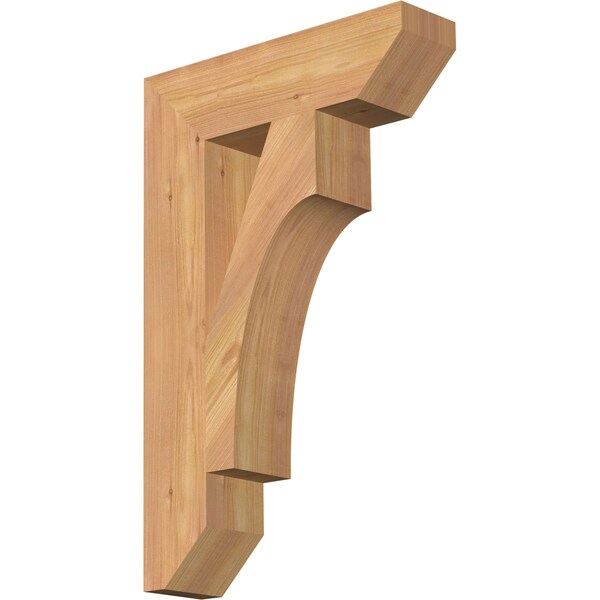 Ekena Millwork Westlake Slat Smooth Bracket, Western Red Cedar, 3 1/2"W x 14"D x 22"H BKT04X14X22WTL06SWR - main